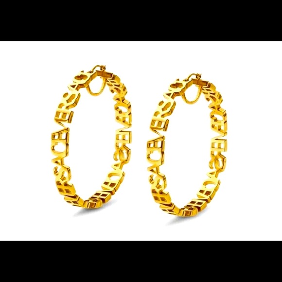Versace Jewelry - Authentic Versace Hoop earrings